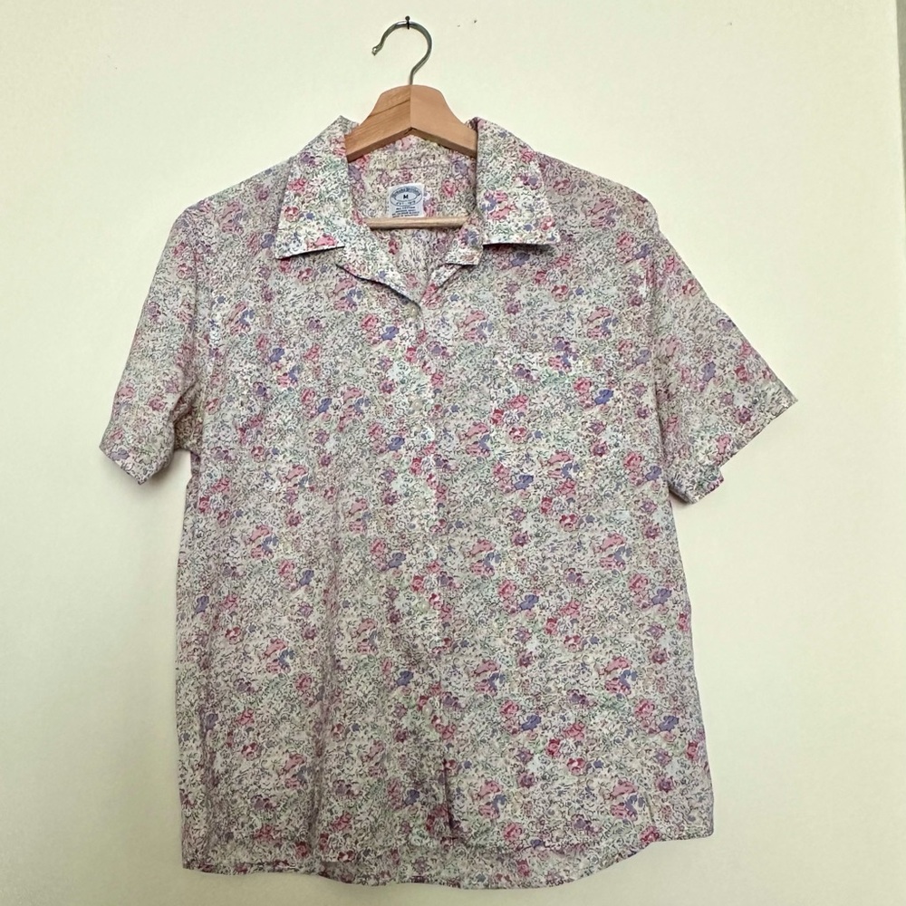 Brooks Brothers Vintage Floral Button Up